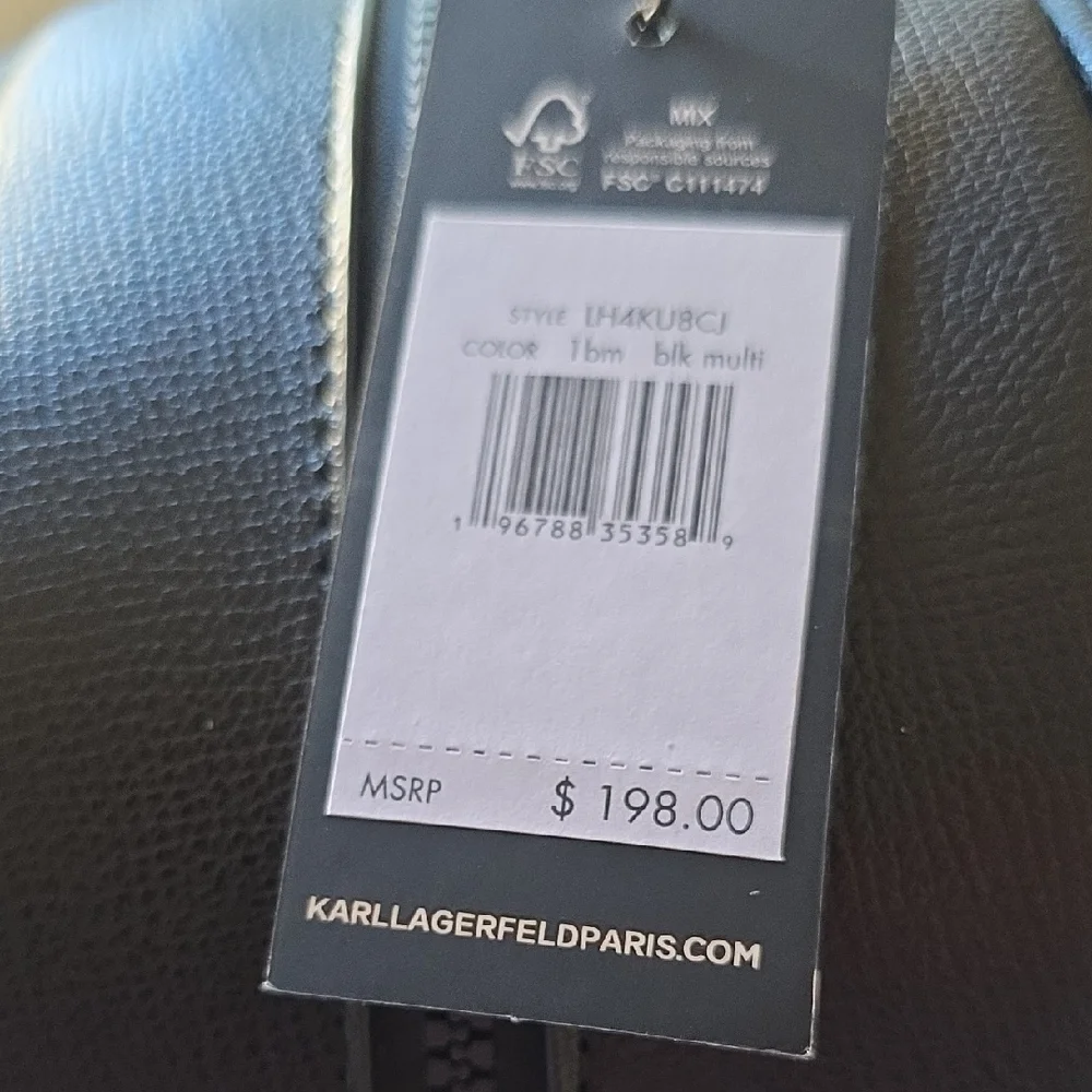 Karl Lagerfeld Black‎ Backpack
